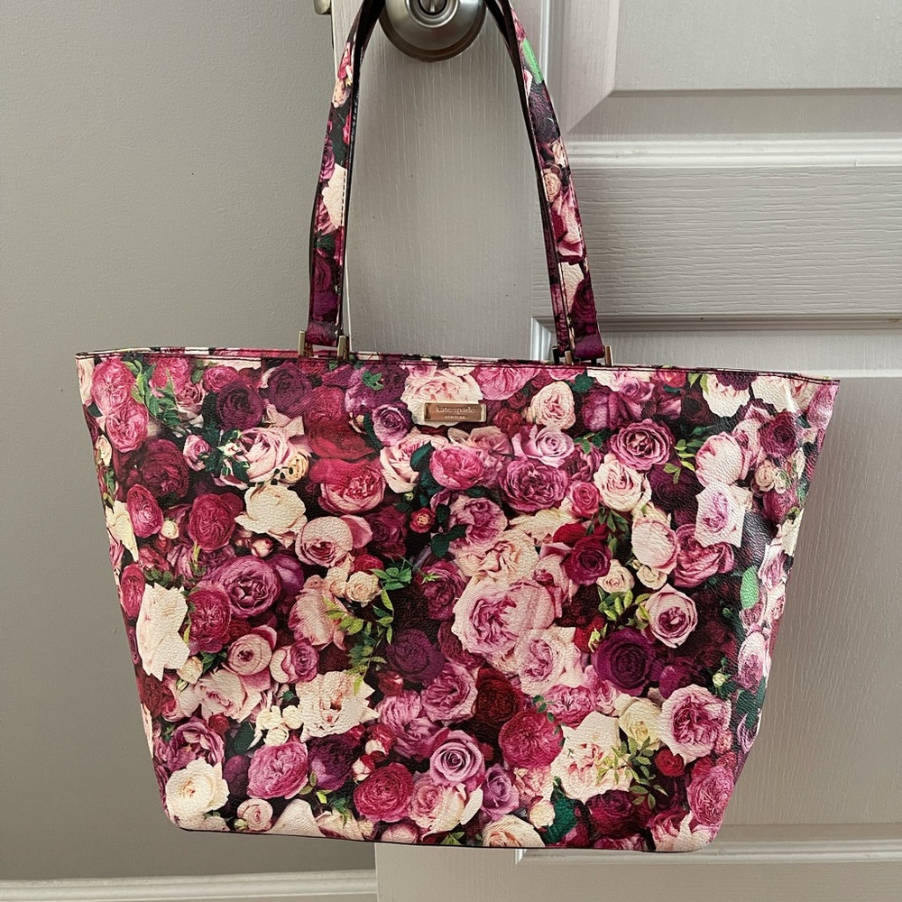 Kate Spade Floral Juno Zip Top Tote